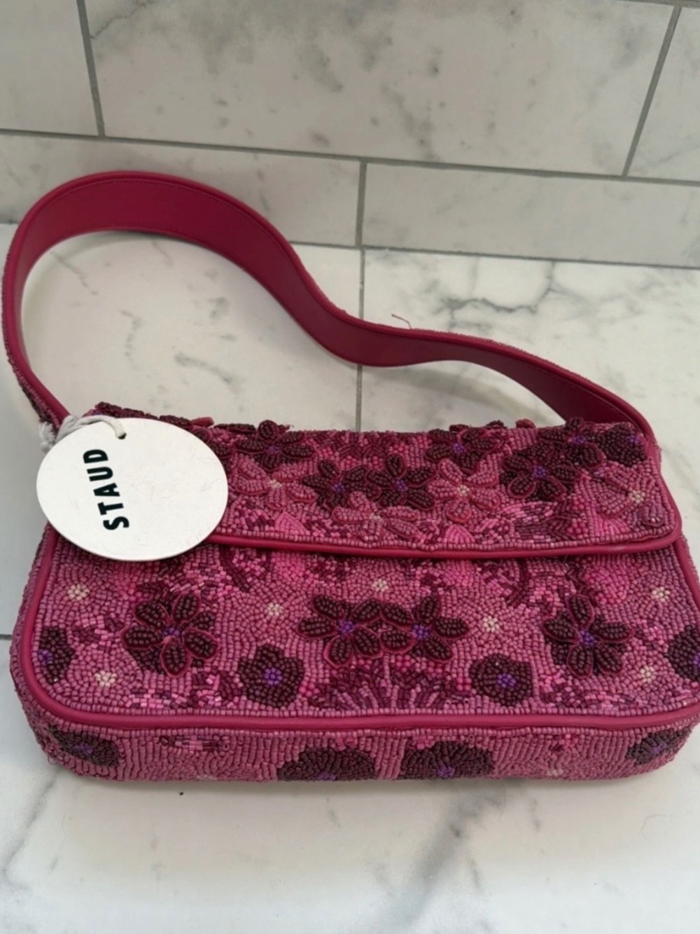 Staud Gardrn Party Beaded Bag